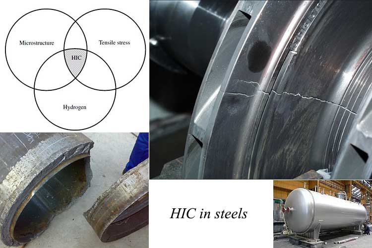 ترک ناشی از هیدروژن (HIC) در فولاد