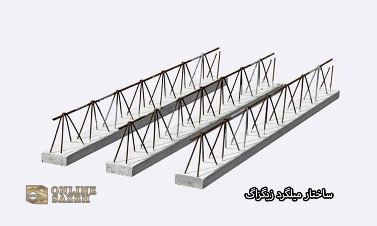 ساختار میلگرد زیگزاگ